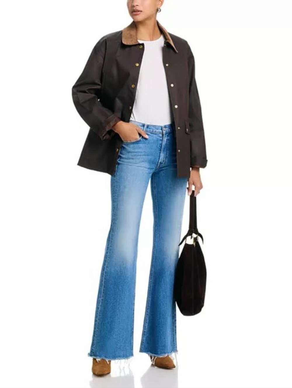 NWT- MOTHER The Doozy Fray In Heads Or Tails Wash Size 29